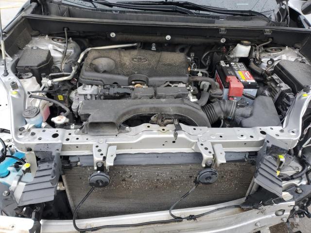 2T3W1RFV7KW054196 - 2019 TOYOTA RAV4 XLE 银色 照片 11