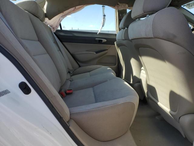 19XFA1F55AE047274 - 2010 HONDA CIVIC LX WHITE photo 10