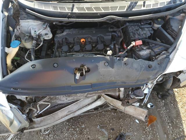 19XFA1F55AE047274 - 2010 HONDA CIVIC LX WHITE photo 11