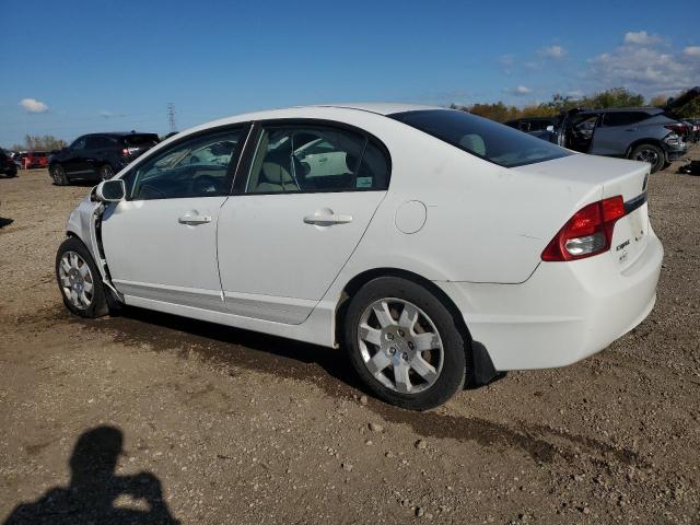 19XFA1F55AE047274 - 2010 HONDA CIVIC LX WHITE photo 2