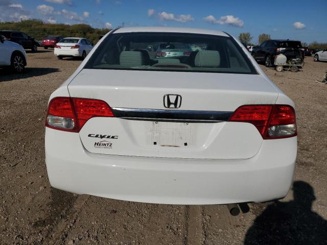 19XFA1F55AE047274 - 2010 HONDA CIVIC LX WHITE photo 6