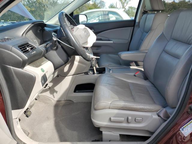 5J6RM4H75DL059158 - 2013 HONDA CR-V EXL 栗色 照片 7