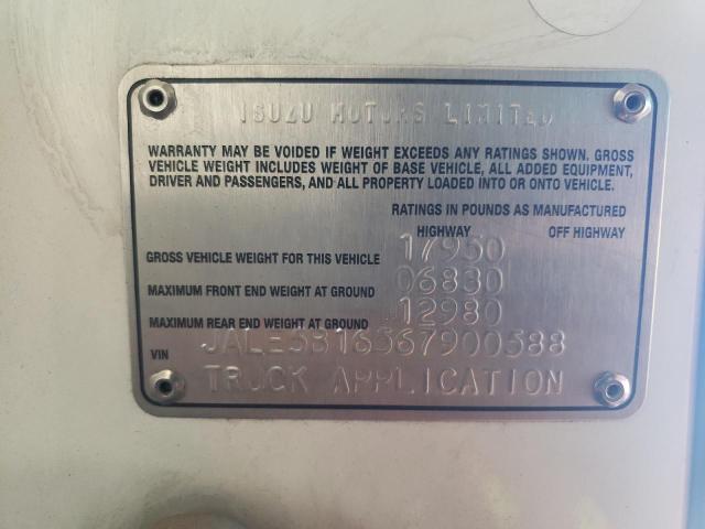 JALE5B16567900588 - 2006 ISUZU NQR WHITE photo 13