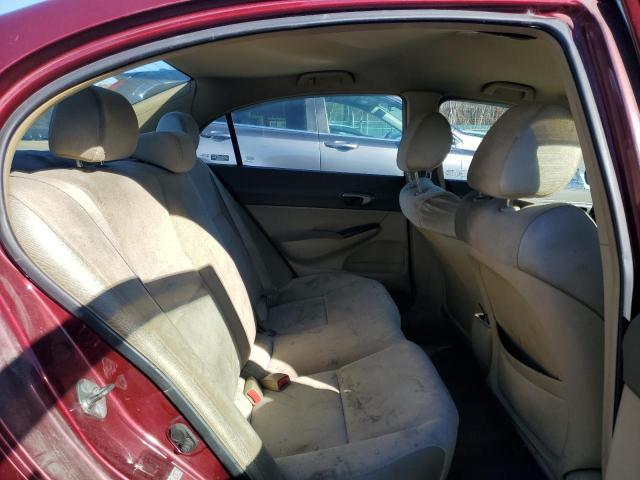 1HGFA15536L033715 - 2006 HONDA CIVIC LX 栗色 照片 10