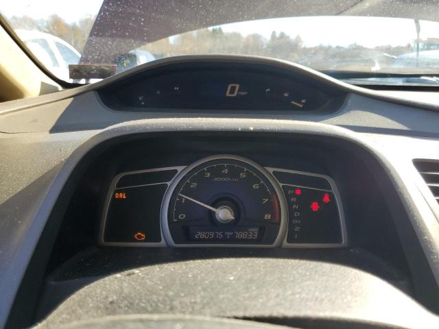 1HGFA15536L033715 - 2006 HONDA CIVIC LX 栗色 照片 9