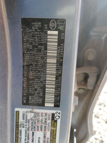 2T1KR32E55C438518 - 2005 TOYOTA COROLLA MA XR BLUE photo 12