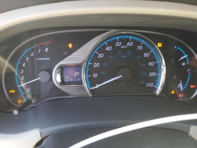 5TDYK3DC0BS096862 - 2011 TOYOTA SIENNA XLE GREEN photo 9