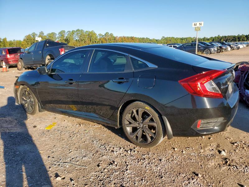 19XFC2F87KE045506 - 2019 HONDA CIVIC SPORT Чорний фото 2