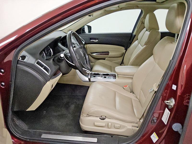 19UUB2F59GA006976 - 2016 ACURA TLX TECH BURGUNDY photo 7