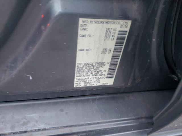 1N4AL3AP3JC204290 - 2018 NISSAN ALTIMA 2.5 GRAY photo 12