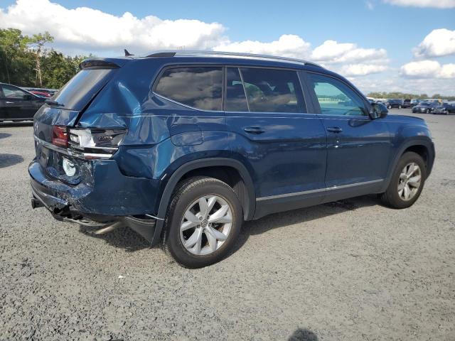1V2ER2CA2JC558233 - 2018 VOLKSWAGEN ATLAS SEL Mavi fotoğraf 3