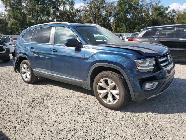 1V2ER2CA2JC558233 - 2018 VOLKSWAGEN ATLAS SEL Mavi fotoğraf 4
