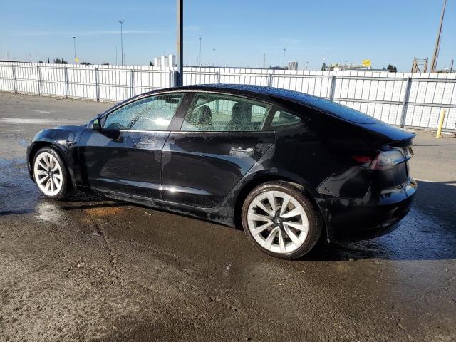 5YJ3E1EB7NF287747 - 2022 TESLA MODEL 3 Սև լուսանկար 2