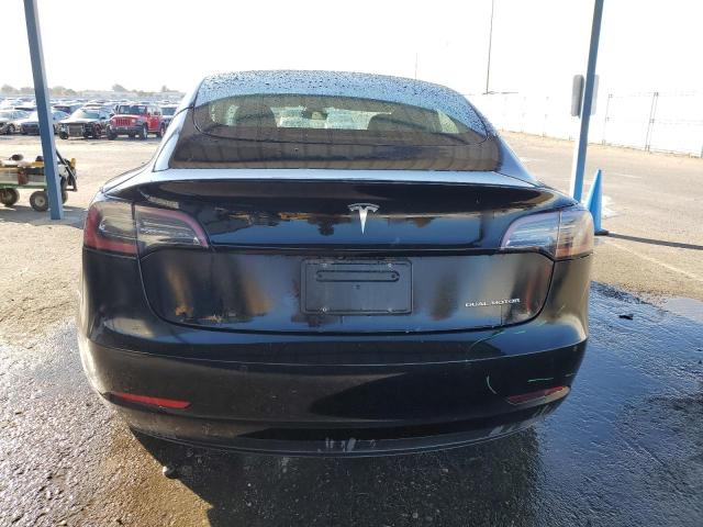 5YJ3E1EB7NF287747 - 2022 TESLA MODEL 3 Սև լուսանկար 6