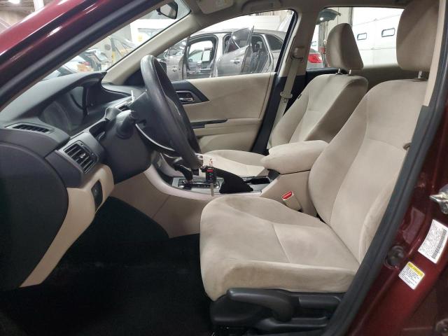 1HGCR2F36DA253129 - 2013 HONDA ACCORD LX 栗色 照片 7