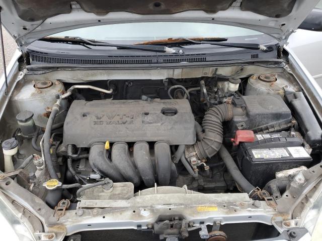 2T1BR32E47C718076 - 2007 TOYOTA COROLLA CE SILVER photo 11