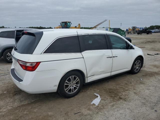 5FNRL5H41DB041621 - 2013 HONDA ODYSSEY EX WHITE photo 3
