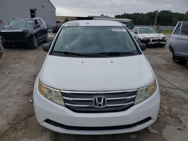 5FNRL5H41DB041621 - 2013 HONDA ODYSSEY EX WHITE photo 5