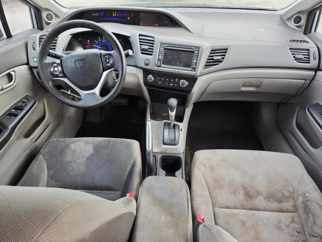 2HGFB2F86CH520105 - 2012 HONDA CIVIC EX SILVER photo 8