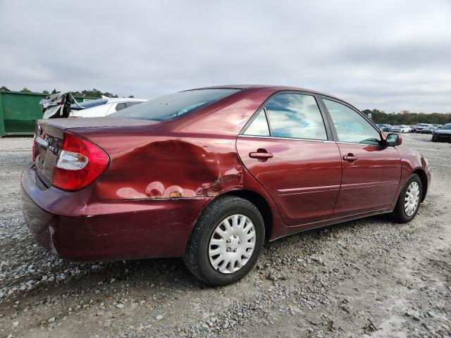 4T1BE32K14U353304 - 2004 TOYOTA CAMRY LE BURGUNDY photo 3