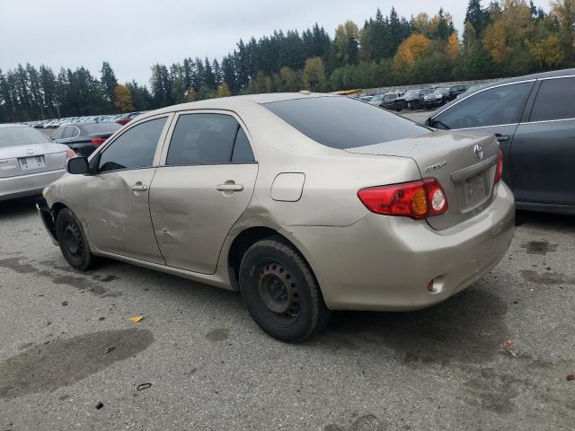 1NXBU40E29Z030201 - 2009 TOYOTA COROLLA BASE BEIGE photo 2