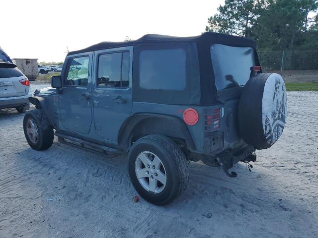1C4BJWDG9FL734773 - 2015 JEEP WRANGLER U SPORT GRAY photo 2