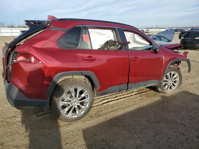 2T3R1RFV9LC095090 - 2020 TOYOTA RAV4 XLE RED photo 3