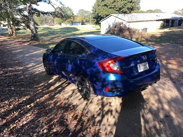 2HGFC2F83MH539810 - 2021 HONDA CIVIC SPORT ლურჯი ფოტო 3