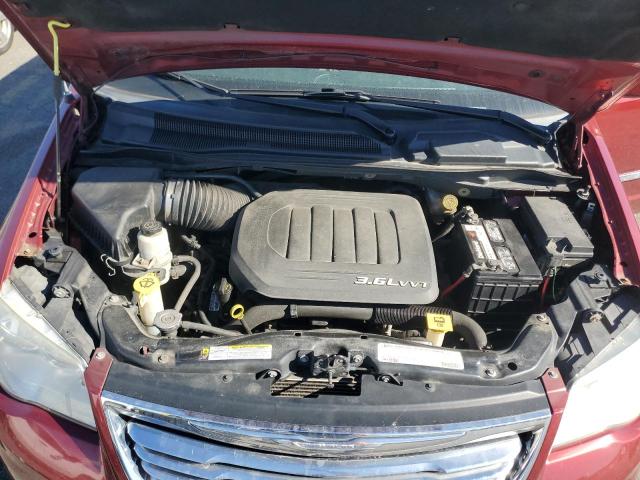 2A4RR5DG1BR687929 - 2011 CHRYSLER TOWN & COU TOURING წითელი ფოტო 12