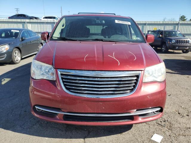 2A4RR5DG1BR687929 - 2011 CHRYSLER TOWN & COU TOURING წითელი ფოტო 5