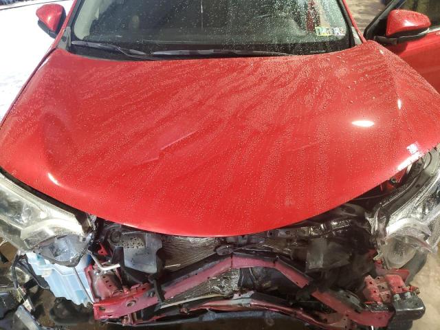 JTMRFREV4HJ114376 - 2017 TOYOTA RAV4 XLE RED photo 12