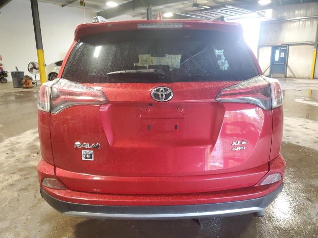 JTMRFREV4HJ114376 - 2017 TOYOTA RAV4 XLE RED photo 6