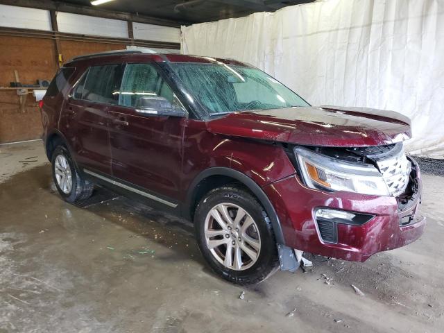 1FM5K8D86KGB37545 - 2019 FORD EXPLORER XLT Bordo foto 4