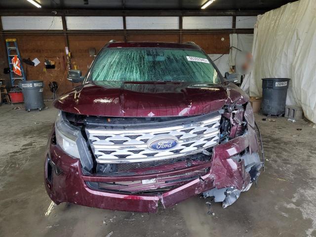 1FM5K8D86KGB37545 - 2019 FORD EXPLORER XLT Bordo foto 5