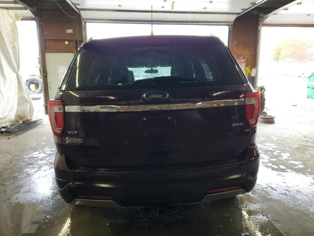 1FM5K8D86KGB37545 - 2019 FORD EXPLORER XLT Bordo foto 6