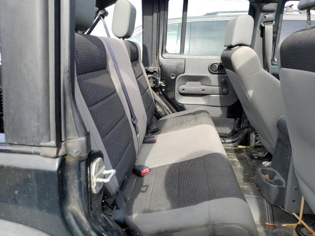 1J4GB39127L170370 - 2007 JEEP WRANGLER X BLACK photo 10