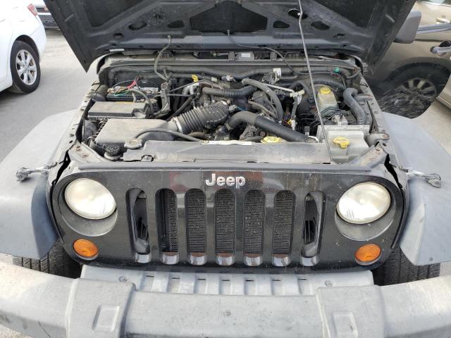 1J4GB39127L170370 - 2007 JEEP WRANGLER X BLACK photo 11