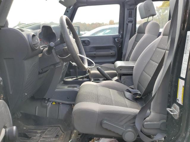 1J4GB39127L170370 - 2007 JEEP WRANGLER X BLACK photo 7