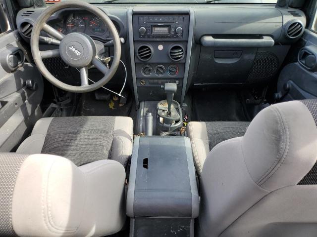 1J4GB39127L170370 - 2007 JEEP WRANGLER X BLACK photo 8