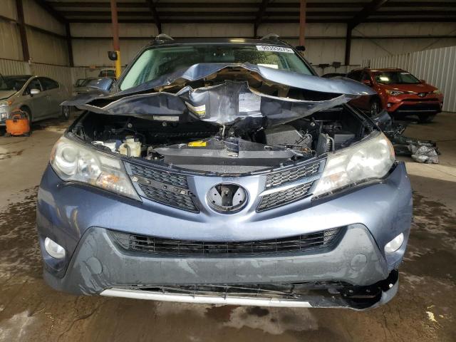 2T3RFREVXDW117701 - 2013 TOYOTA RAV4 XLE BLUE photo 5