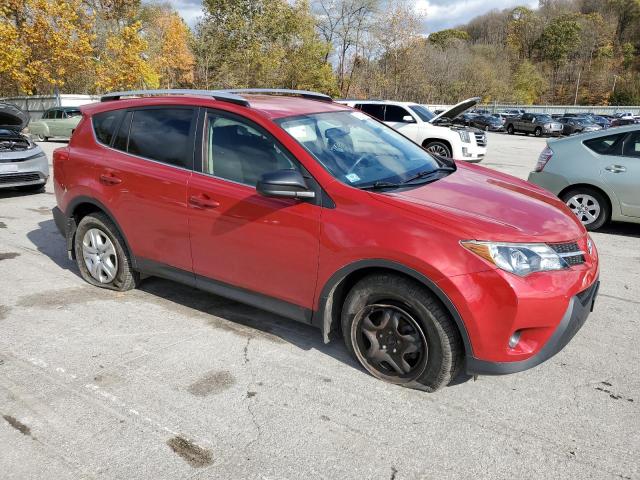 JTMBFREV4EJ012184 - 2014 TOYOTA RAV4 LE RED photo 4