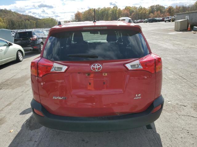 JTMBFREV4EJ012184 - 2014 TOYOTA RAV4 LE RED photo 6