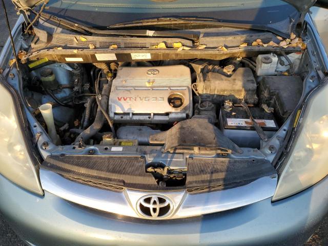 5TDBA22C06S071245 - 2006 TOYOTA SIENNA XLE BLUE photo 12