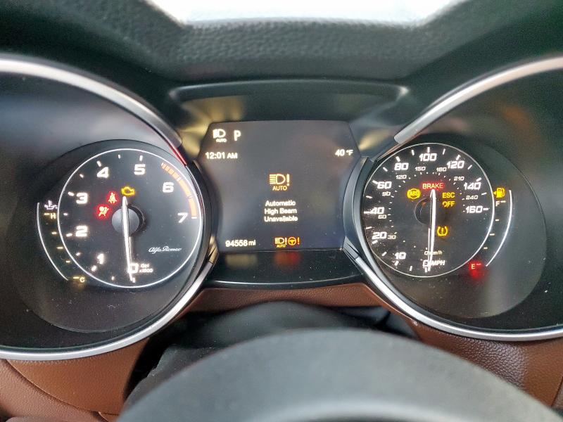 ZASFAKNN1J7B86803 - 2018 ALFA ROMEO STELVIO TI SPORT BLUE photo 9