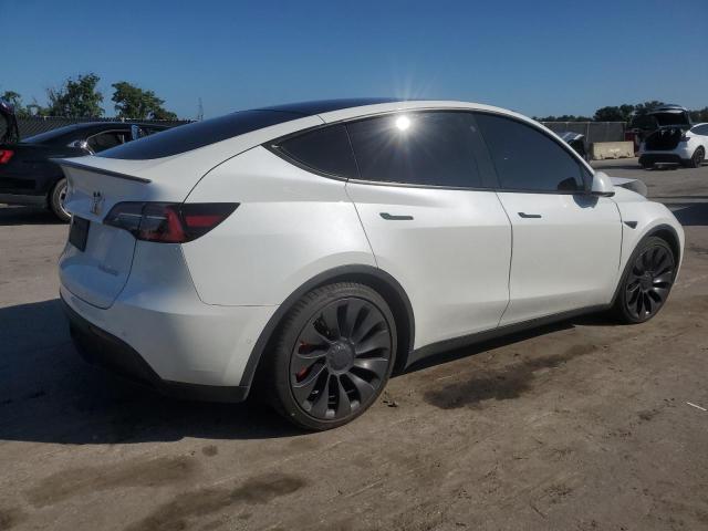 5YJYGDEFXMF075542 - 2021 TESLA MODEL Y WHITE photo 3