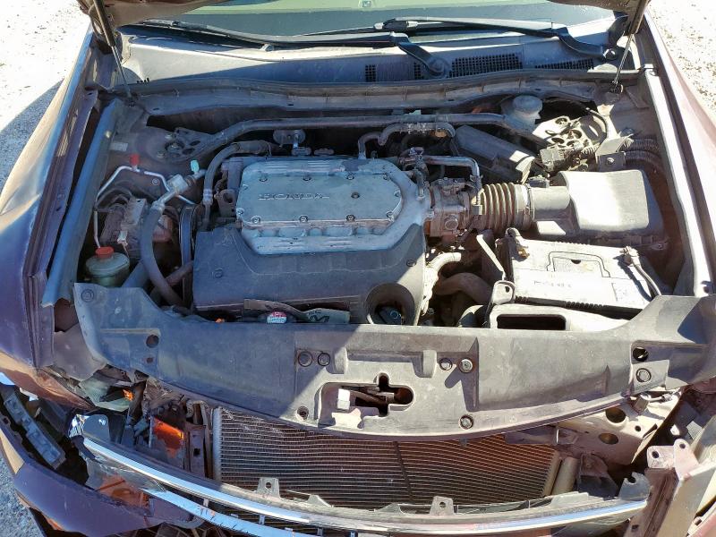5KBCP3F83AB015989 - 2010 HONDA ACCORD EXL MAROON photo 11