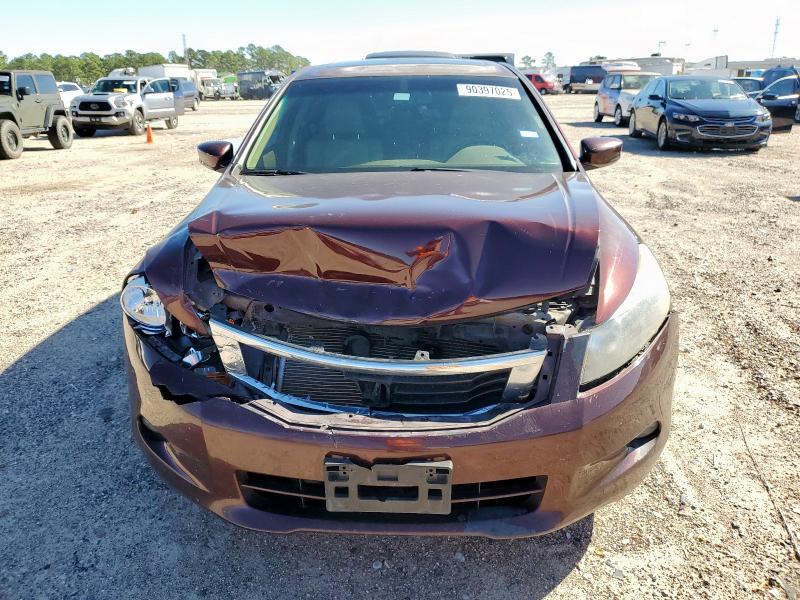5KBCP3F83AB015989 - 2010 HONDA ACCORD EXL MAROON photo 5