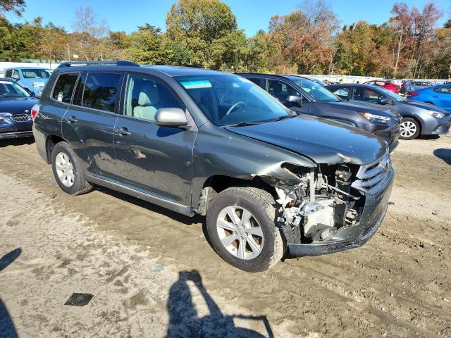 5TDZK3EH7DS096701 - 2013 TOYOTA HIGHLANDER BASE Gris photo 4