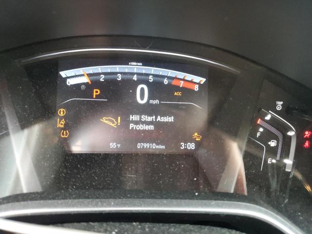 2HKRW2H59KH626279 - 2019 HONDA CR-V EX SILVER photo 9