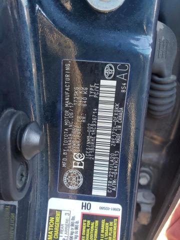 2T1BURHE1HC936714 - 2017 TOYOTA COROLLA L BLUE photo 13